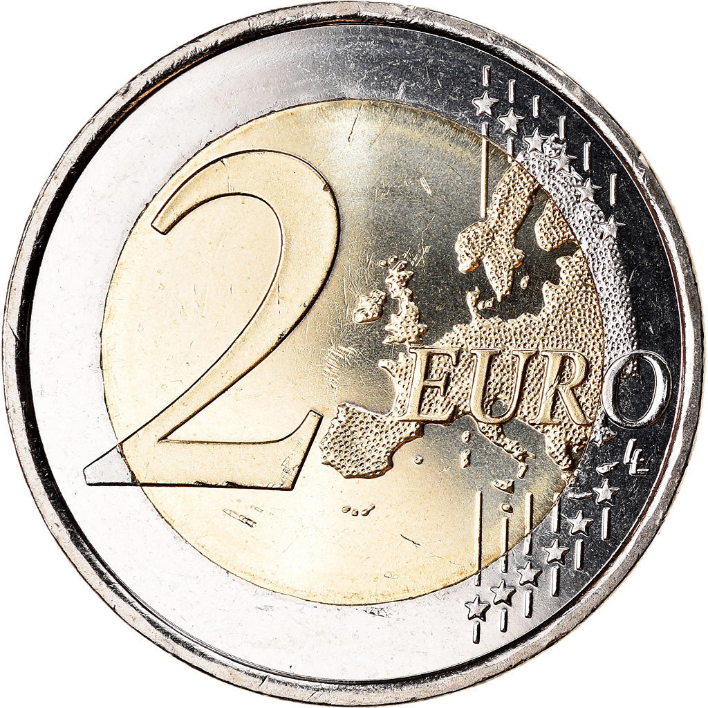 Andorra, 2 Euro, Conseil de l'Europe, 2014, MS(63), Bi-Metallic