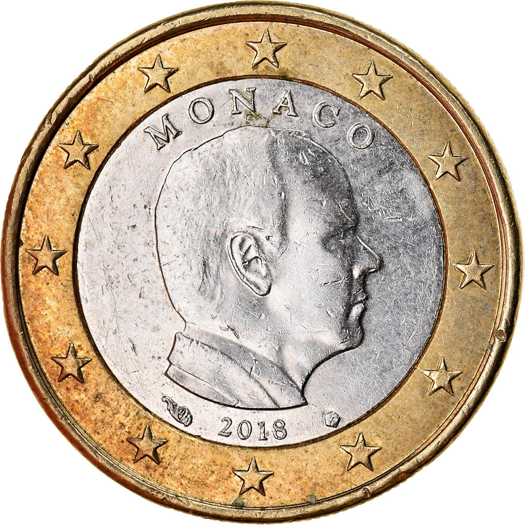 Monaco, Euro, 2018, BB, Bi-metallico