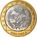 Andorra, Euro, 2003, unofficial private coin, MS(63), Bi-Metallic