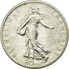 Coin, France, Semeuse, Franc, 1913, Paris, AU(50-53), Silver, KM:844.1