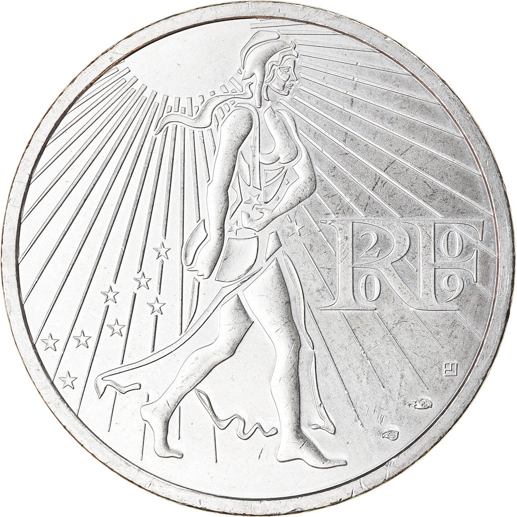 France, 25 Euro, Semeuse, 2009, SUP, Argent, Gadoury:EU338, KM:1581