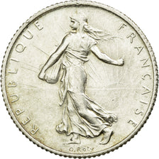 Coin, France, Semeuse, Franc, 1913, Paris, AU(50-53), Silver, KM:844.1