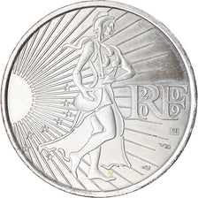 France, 10 Euro, Semeuse, 2009, MS(63), Silver, KM:1580