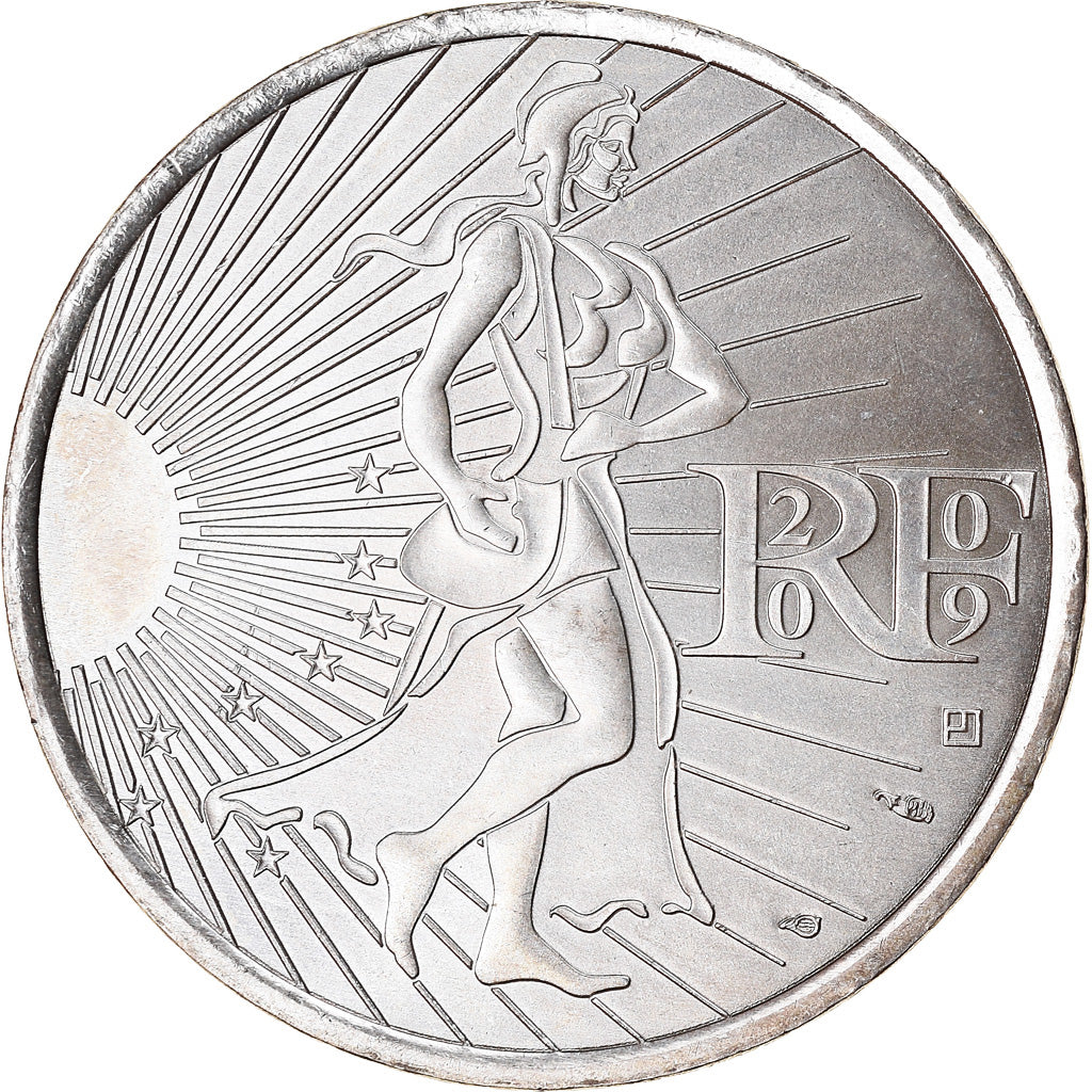 France, 10 Euro, Semeuse, 2009, SUP, Argent, KM:1580