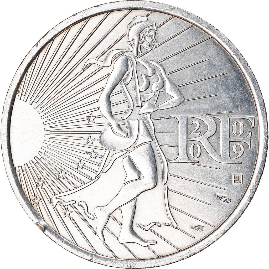 France, 10 Euro, Semeuse, 2009, TTB, Argent, KM:1580