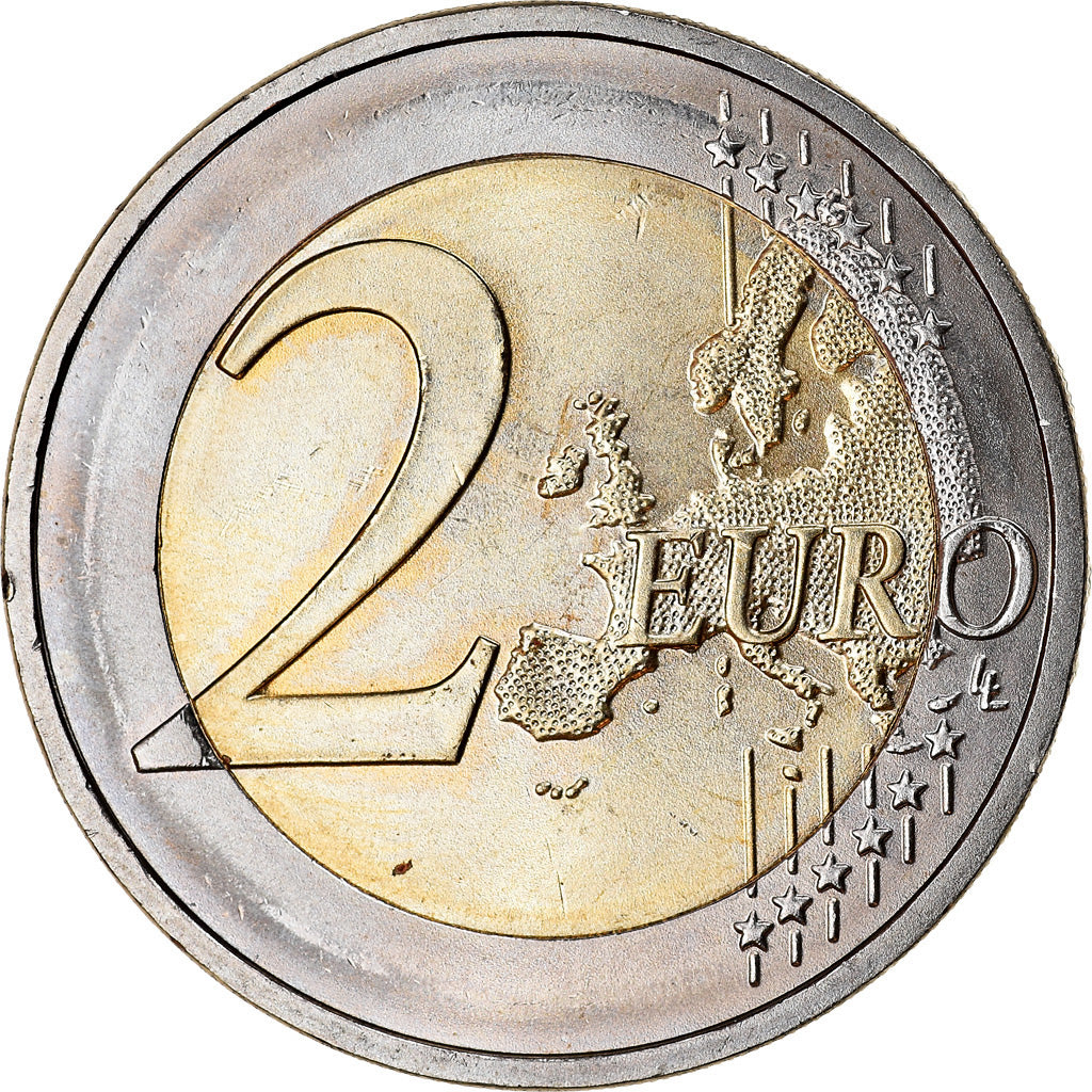 Bundesrepublik Deutschland, 2 Euro, 10 ans de l'Euro, 2012, UNZ, Bi-Metallic