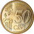 Chipre, 50 Euro Cent, 2008, MS(63), Latão, KM:83