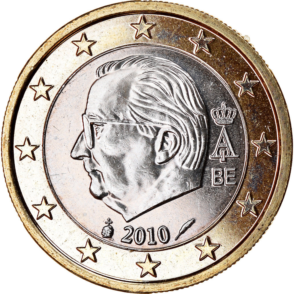 Belgium, Euro, 2010, MS(63), Bi-Metallic, KM:280