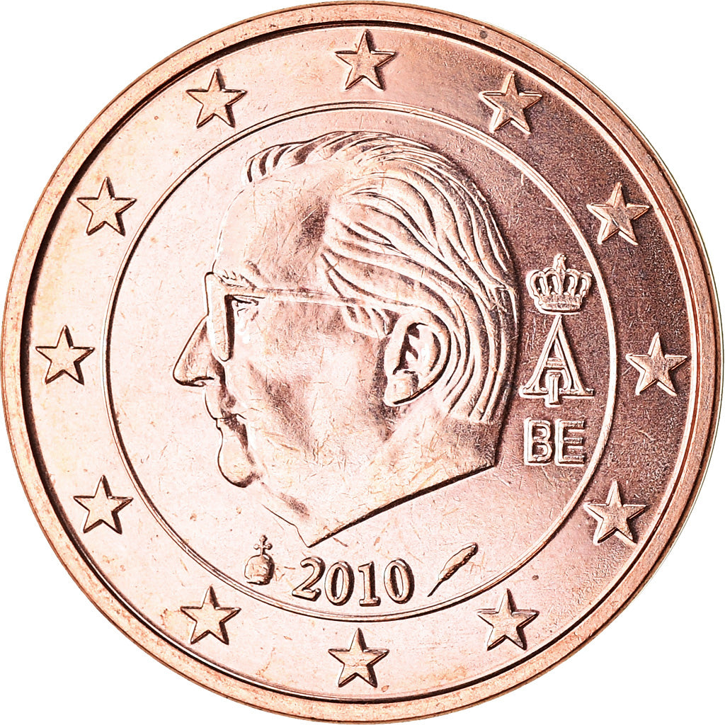 Belgium, 2 Euro Cent, 2010, MS(63), Copper Plated Steel, KM:275