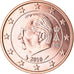 Belgium, 2 Euro Cent, 2010, MS(63), Copper Plated Steel, KM:275