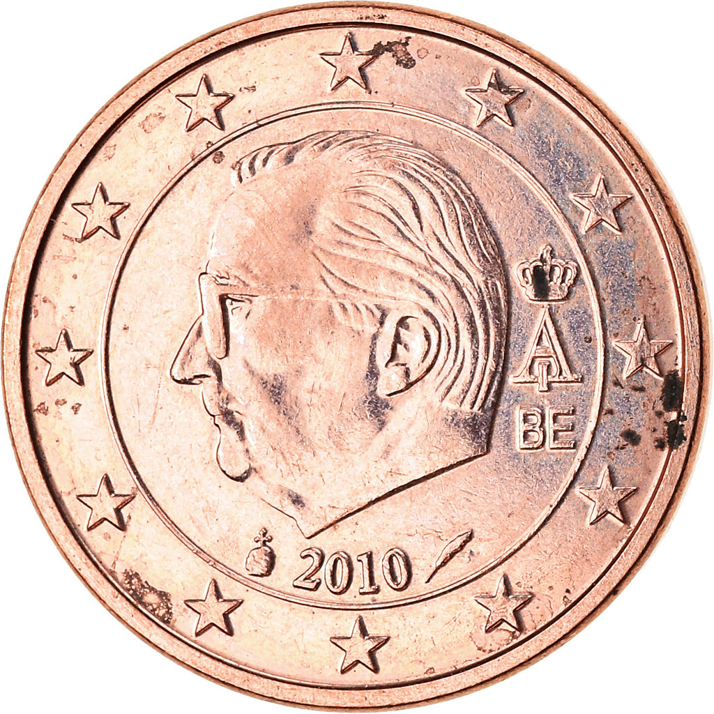 Belgio, Euro Cent, 2010, SPL, Acciaio placcato rame, KM:274