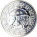 Francja, 1/4 Euro, Fables de La Fontaine, 2007, Paris, BU, MS(65-70), Srebro