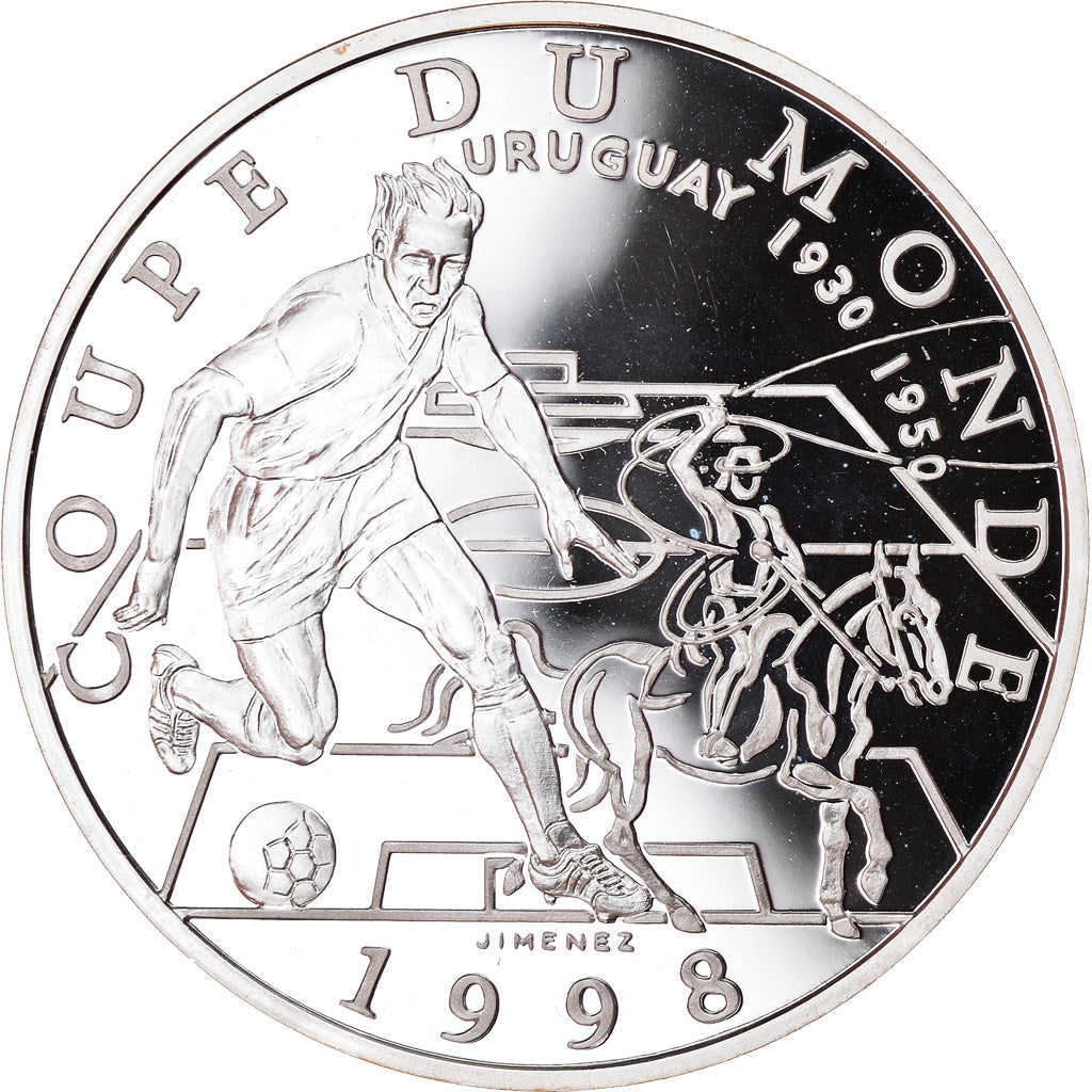 Coin, France, Coupe du Monde - Uruguay, 10 Francs, 1996, Paris, BE, MS(65-70)