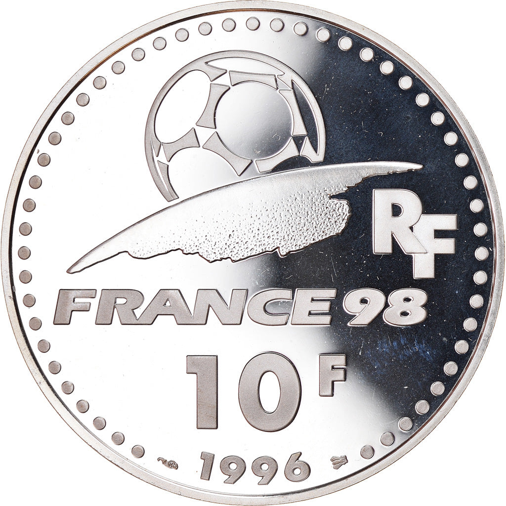 Coin, France, Coupe du Monde - Uruguay, 10 Francs, 1996, Paris, BE, MS(65-70)