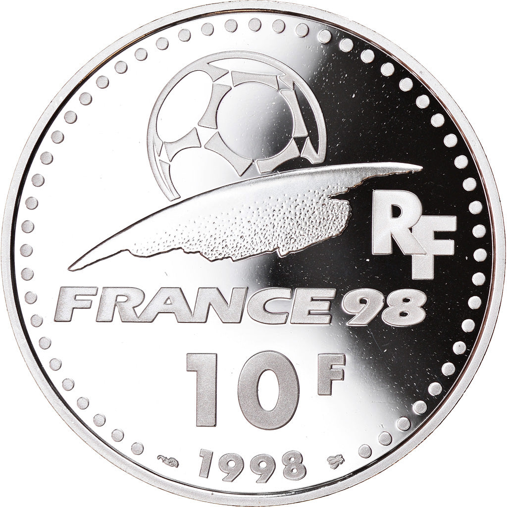 Coin, France, 10 Francs, 1998, Paris, MS(65-70), Silver, KM:1167, Gadoury:C213
