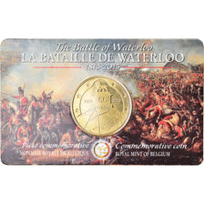 Belgium, 2-1/2 Euro, 200 ans de la bataille de Waterloo, 2015, Coin card