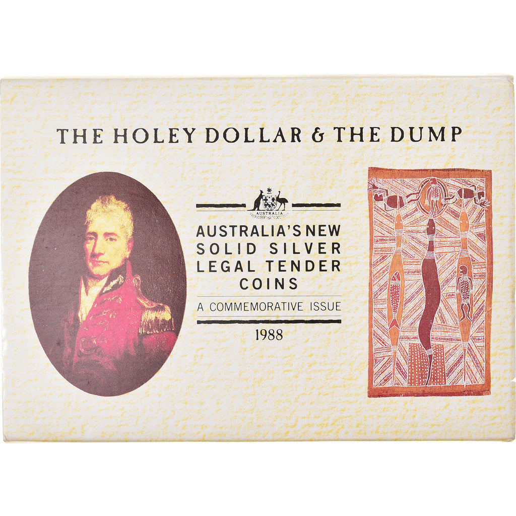 Coin, Australia, Holey dollar and the dump, Set, 1988, Perth, Proof, MS(65-70)