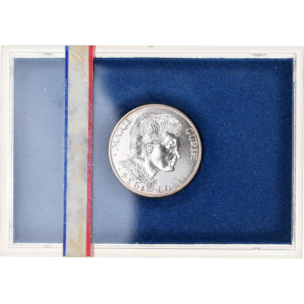 Coin, France, Marie Curie, 100 Francs, 1984, BU, MS(65-70), Silver, KM:955
