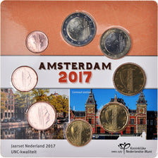 Netherlands, 1 Cent to 2 Euro, 2017, BU, MS(65-70)