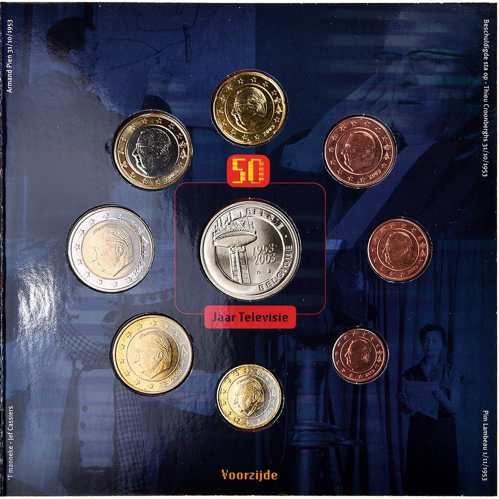 België, 1 Cent to 2 Euro, 2003, BU, FDC, n.v.t.