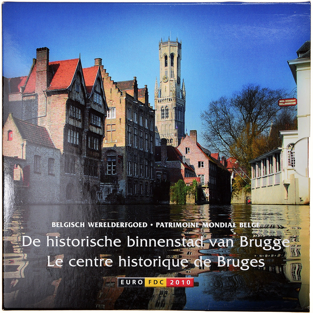 Belgium, 1 Cent to 2 Euro, Bruges, 2010, BU, MS(65-70)