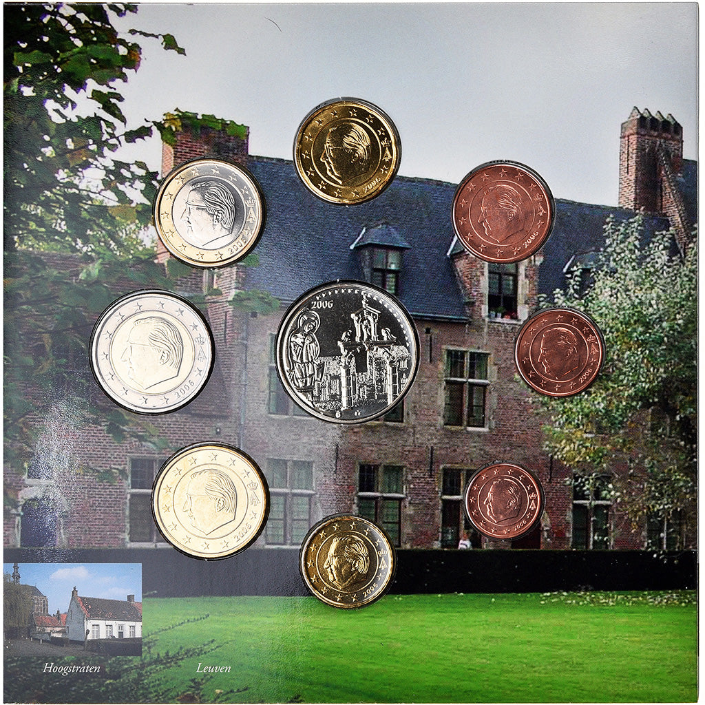 België, 1 Cent to 2 Euro, Les Béguinages Flamands, 2006, BU, FDC, n.v.t.