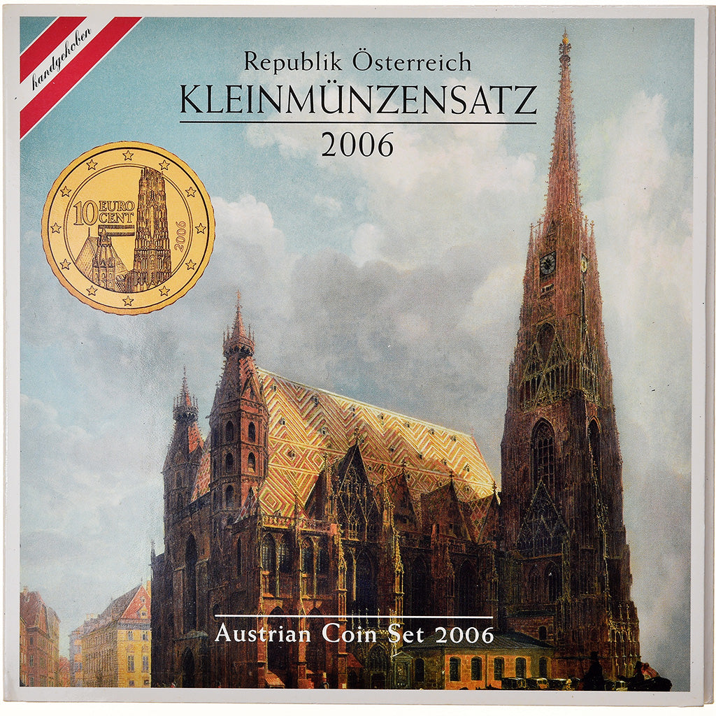 Austria, 1 Cent to 2 Euro, 2006, Vienna, BU, MS(65-70), ND