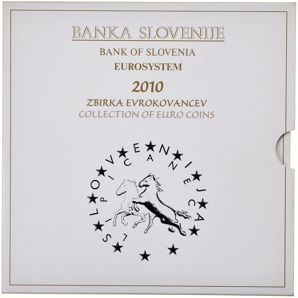 Slovenia, 1 Cent to 2 Euro, 2010, BU, FDC, N.C.
