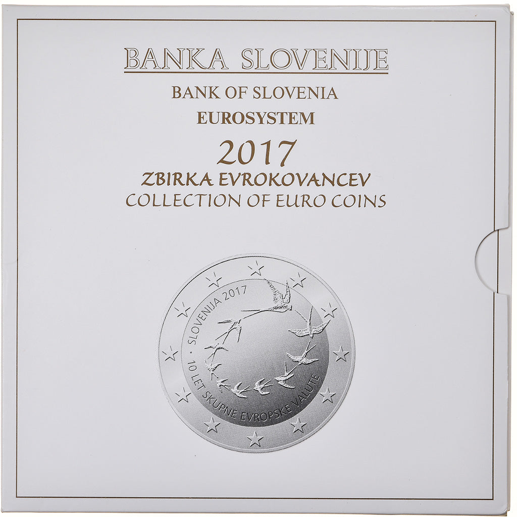 Slovenia, 1 Cent to 2 Euro, 2017, BU, MS(65-70)
