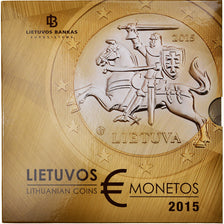Lithuania, 1 Cent to 2 Euro, 2015, BU, MS(65-70)