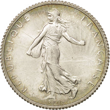 France, Semeuse, Franc, 1919, Paris, AU(55-58), Silver, KM:844.1, Gadoury:467