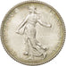France, Semeuse, Franc, 1919, Paris, AU(55-58), Silver, KM:844.1, Gadoury:467