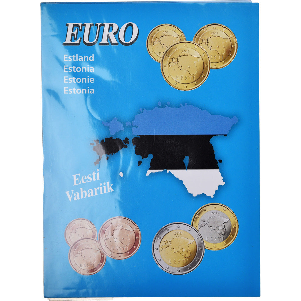 Estonia, 1 Cent to 2 Euro, 2011, Set, MS(65-70), ND