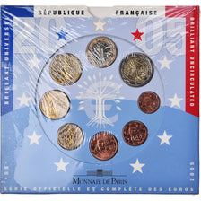 France, 1 Cent to 2 Euro, 2005, BU, MS(65-70)