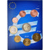 Monaco, Set, Prince Rainier III, 2001, 1c à 2€, UNZ