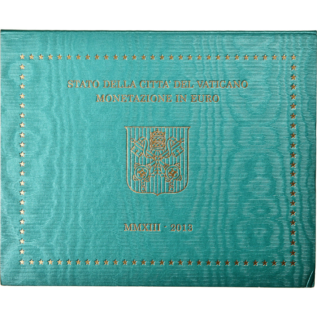 Vatican, 1 Cent to 2 Euro, 2013, Benoit XVI, MS(65-70)