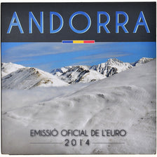 Andorra, 1 Cent to 2 Euro, 2014, BU, FDC, N.C.