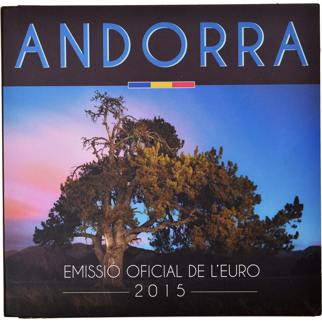 Andorra, 1 Cent to 2 Euro, 2015, BU, STGL
