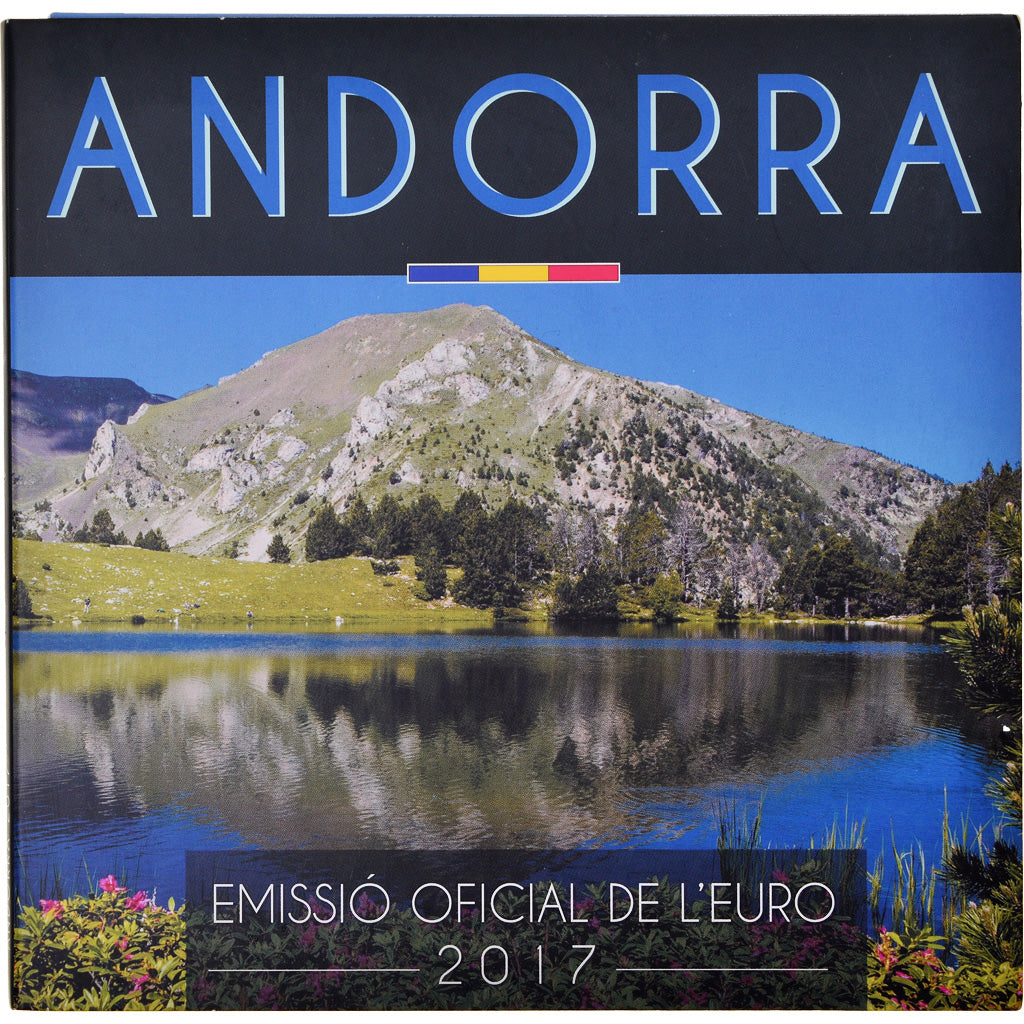 Andorra, 1 Cent to 2 Euro, 2017, BU, MS(65-70)