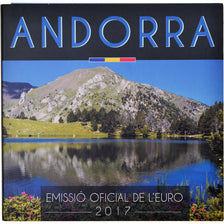 Andorra, 1 Cent to 2 Euro, 2017, BU, MS(65-70)