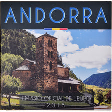 Andorra, 1 Cent to 2 Euro, 2018, BU, MS(65-70)
