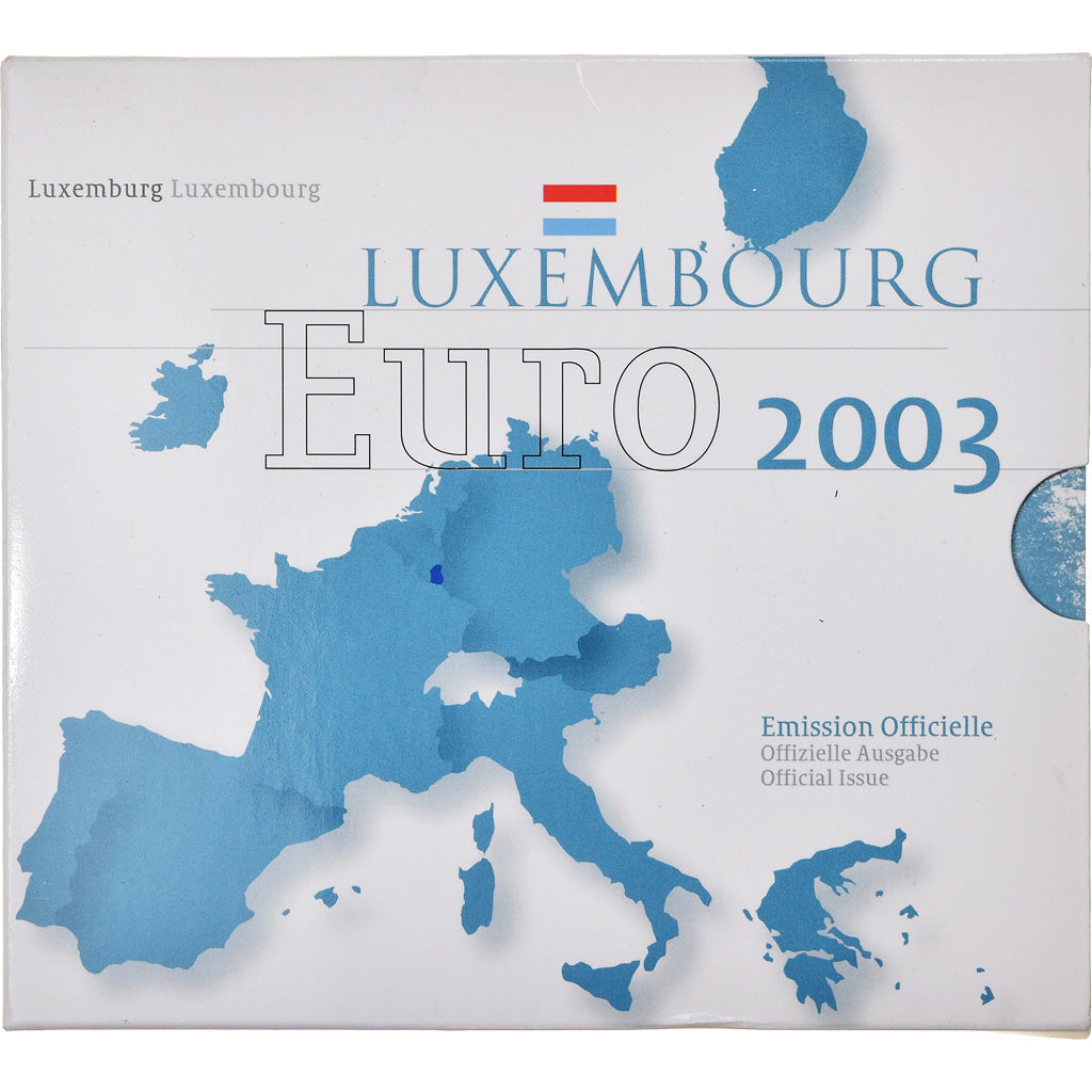 Luxembourg, 1 Cent to 2 Euro, 2003, BU, MS(65-70)