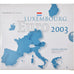 Luksemburg, 1 Cent to 2 Euro, 2003, Utrecht, BU, MS(65-70), ND