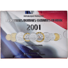 Moneta, Francja, 1 c to 20 francs, 2001, BU, MS(65-70), Bimetaliczny