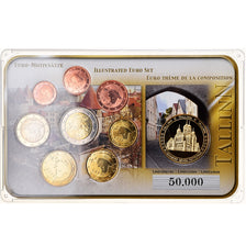 Estonia, 1 Cent to 2 Euro, Tallinn, 2011, BU, MS(65-70)