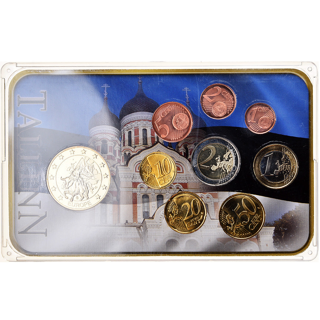Estonia, 1 Cent to 2 Euro, Tallinn, 2011, BU, MS(65-70)