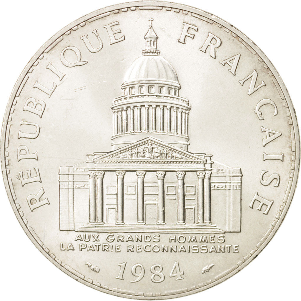Frankreich, Panthéon, 100 Francs, 1984, Paris, AU(55-58), Silber, KM:951.1