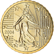 Francia, 10 Euro Cent, 2004, BU, FDC, Ottone, KM:1285
