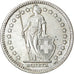 Coin, Switzerland, 2 Francs, 1957, Bern, AU(55-58), Silver, KM:21