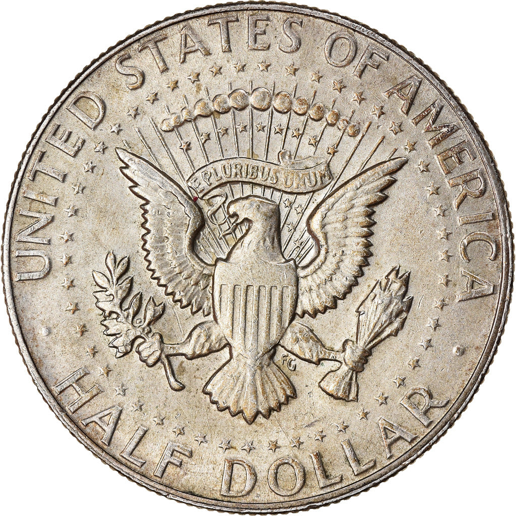 Coin, United States, Kennedy Half Dollar, Half Dollar, 1969, U.S. Mint, Denver